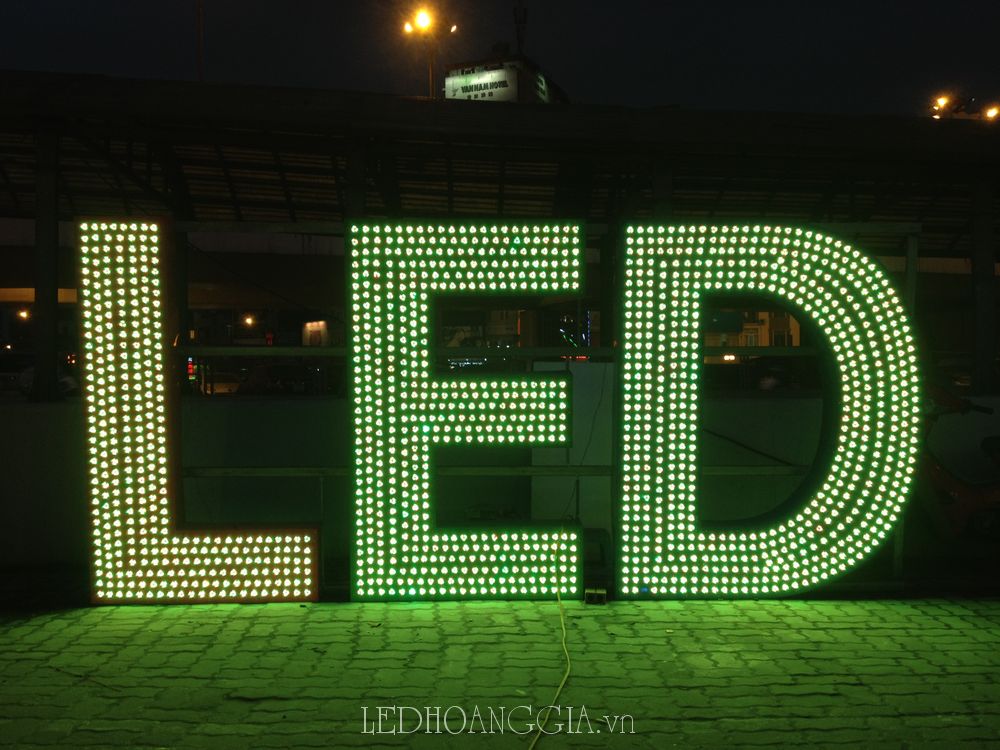 Chữ Nổi gắn bóng LED